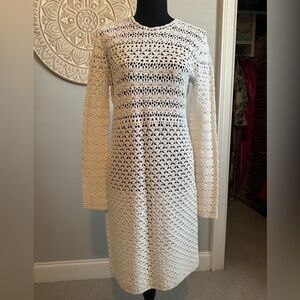 NWT Michael Kors size medium Elegant White Crochet Dress